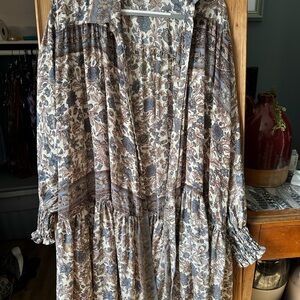 Floral Long Sleeve Dress/Tunic